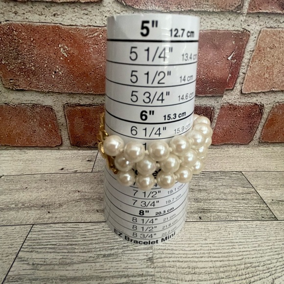 Vintage Faux Pearl Bracelet• Signed - Richelieu - Picture 9 of 13